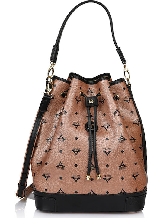 Women's Bronze Drawstring Bag