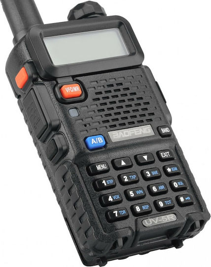Baofeng UV-5R 5.8W Ασύρματος Πομποδέκτης UHF/VHF 5W με Μονόχρωμη Οθόνη