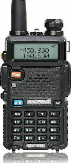 Baofeng UV-5R 5.8W Ασύρματος Πομποδέκτης UHF/VHF 5W με Μονόχρωμη Οθόνη