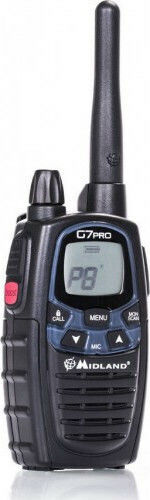 Midland G7 Pro Wireless Transceiver PMR 3W with Monochrome Screen