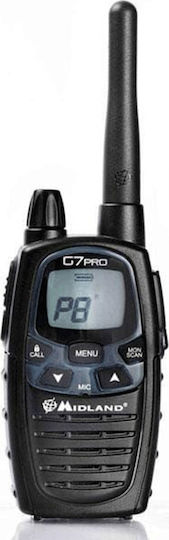 Midland G7 Pro Wireless Transceiver PMR 3W with Monochrome Screen