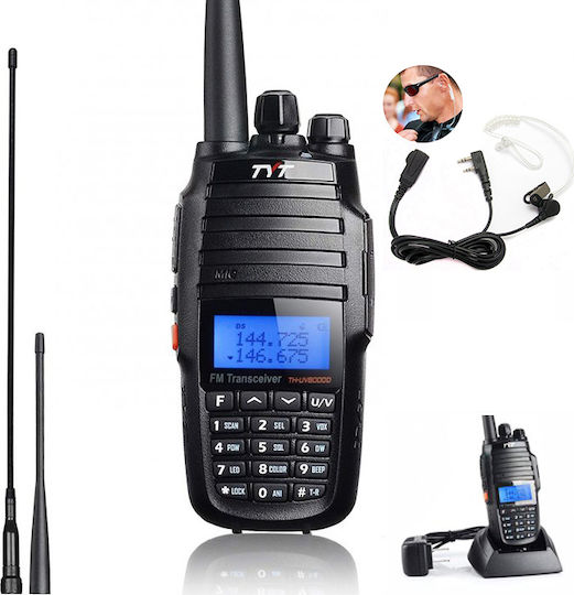 TYT TH-UV8000D Wireless Transceiver UHF/VHF 10W with Monochrome Screen