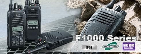 Icom IC-F1000S Ασύρματος Πομποδέκτης UHF/VHF 5W με Μονόχρωμη Οθόνη