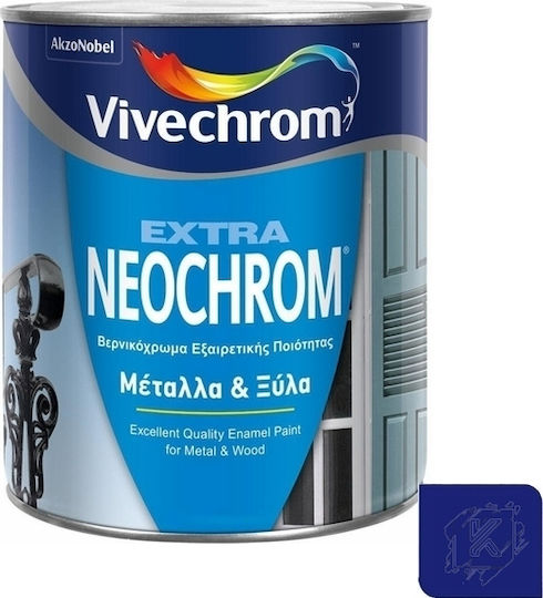 Vivechrom Цвят на лака Разтворимо Extra Neochrom 0.75лт Миконос Блестящ