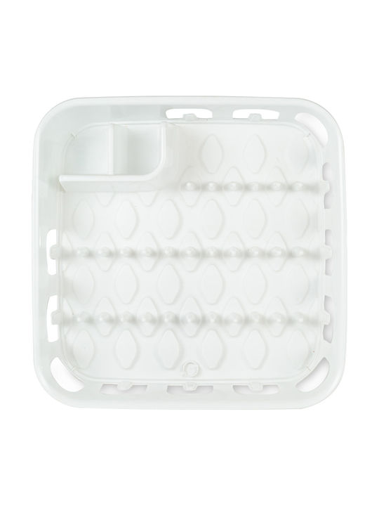 Curver Essentials Στραγγιστήρι Νεροχύτη Πλαστικό Λευκό 39.5x39.5x10.9cm