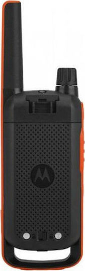 Motorola Talkabout T82 Wireless Transceiver PMR 0.5W with Monochrome Screen Set of 2pcs In Orange Color