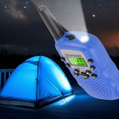 Baofeng BF-T3 Walkie Talkie with Monochrome Screen Set of 2pcs In Blue Color