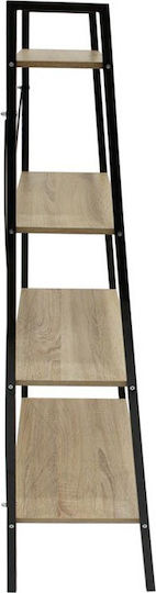 Brown Bookcase 60x32.5x148cm