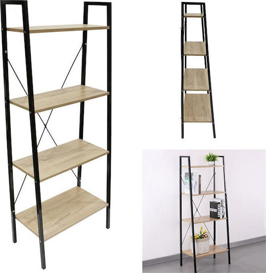 Brown Bookcase 60x32.5x148cm