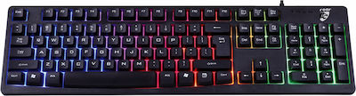 Roar RR-0004 Set Gaming Tastatură cu iluminare RGB & Mouse (Grec)