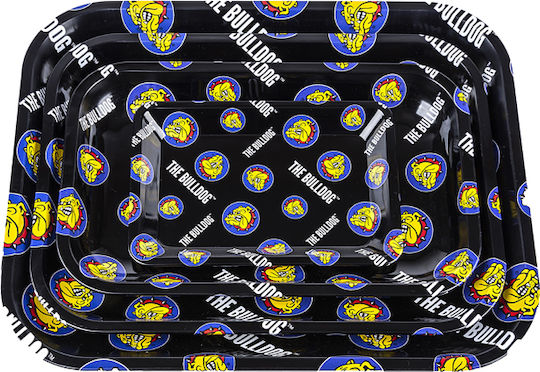 The Bulldog Amsterdam Rolling Tray Pattern 17cm με Γεύση Classic Μαύρο