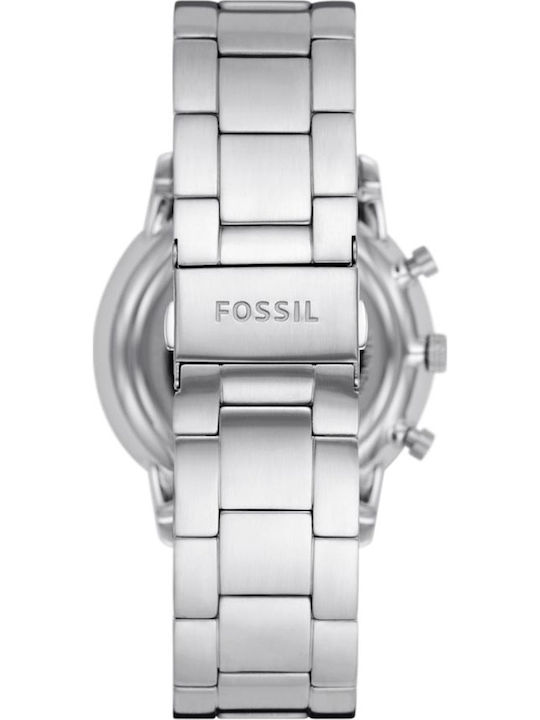 Fossil Neutra Minimalist Ανδρικό Ρολόι 42mm Μπαταρίας με Ασημί Μεταλλικό Μπρασελέ
