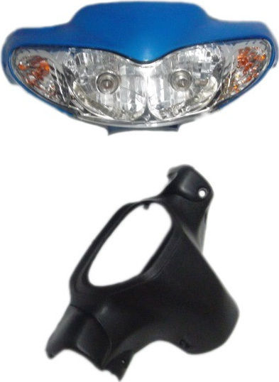 Motorrad Lenkerverkleidungs-Set für Yamaha Crypton R 115 115 Blau 1Stück
