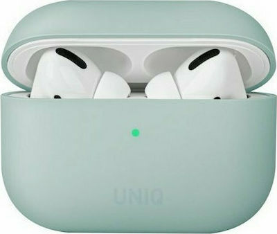 Uniq Lino Hülle Silikon Mint Green für Apple AirPods Pro