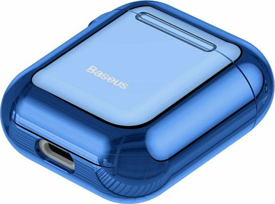 Baseus Shining Husă Silicon în culoarea Albastru pentru Apple AirPods 1 / AirPods 2