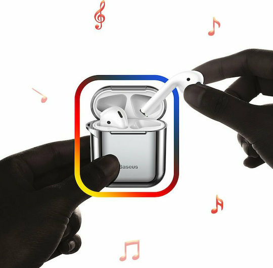 Baseus Shining Husă Silicon în culoarea Albastru pentru Apple AirPods 1 / AirPods 2