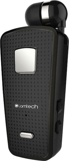 Lamtech LAM000476 In-ear Bluetooth Handsfree Ακουστικό Πέτου Μαύρο
