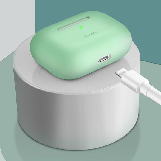 Baseus Protective Pro Θήκη Σιλικόνης σε Πράσινο χρώμα για Apple AirPods Pro