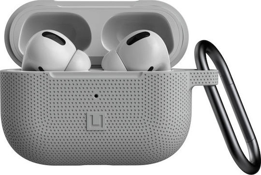 UAG U Hülle Silikon mit Haken in Gray Farbe für Apple AirPods Pro
