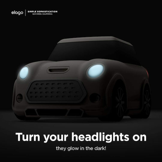 Elago Mini Car Калъф в Бежов цвят за Apple AirPods 1 / AirPods 2