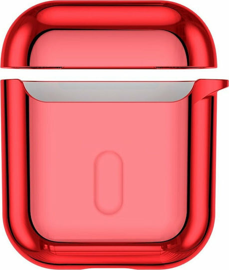 Baseus Shining Калъф Силикон в Червен цвят за Apple AirPods 1 / AirPods 2