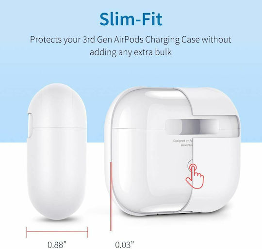ESR Breeze Plus Hülle Silikon in Weiß Farbe für Apple AirPods Pro