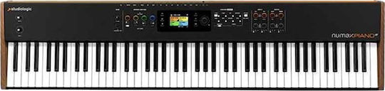 StudioLogic Electric Stage Piano Numa X GT with 88 Weighted Keys and Connection with Headphones and Computer Brown