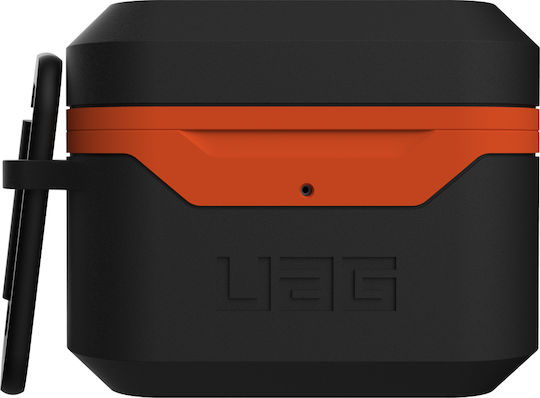 UAG Standard Issue Hard Case Plastic with Hook in Orange color for Apple AirPods Pro