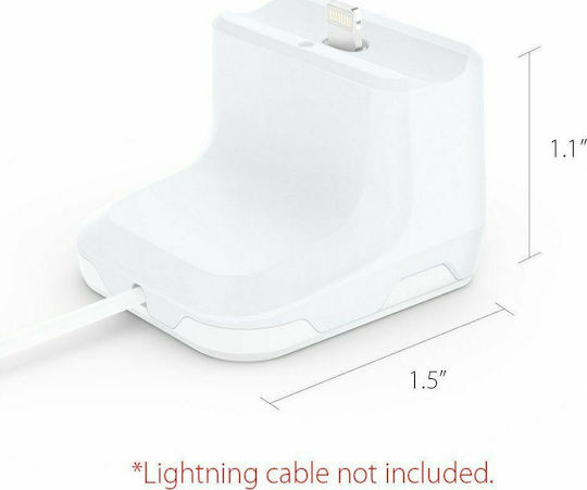 Spigen S313 Stand Charging Dock Βάση Φόρτισης σε Λευκό χρώμα για Apple AirPods