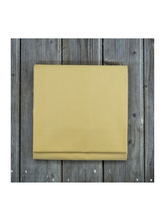 Nima Sheet Super-Double 240x260cm. Unicolors 27905 Mustard Beige