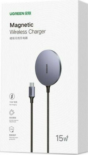 Ugreen Ασύρματος Φορτιστής (Qi Pad) 15W Λευκός