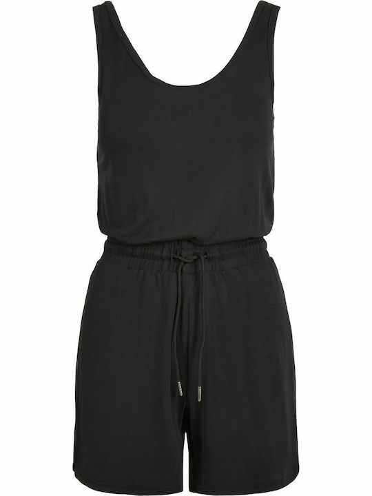 De Damă Fără mâneci Short întreg Negru