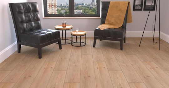 Newplan Δάπεδο Laminate 854FP Oak Almadi Πάτωμα Laminate 8mm 8mm 8-86-BLA33TV-FP854