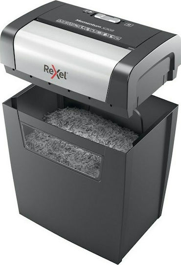 Rexel Aktevernichter Momentum X308 Querschnitt 8 Blätter mit Behälter 15Es