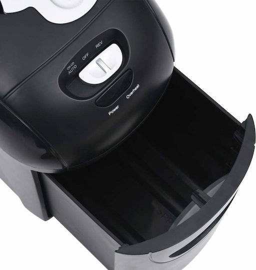 vidaXL Micro Cut 10-Sheet Paper Shredder