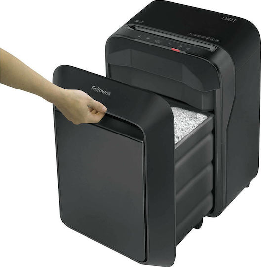 Fellowes Καταστροφέας Εγγράφων LX 211 Micro Cut 15 Φύλλων με Κάδο 23lt