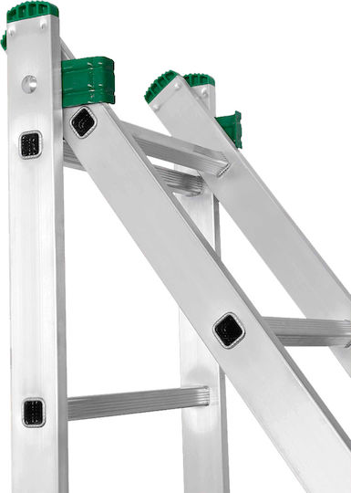 Palbest Europro Dublu Scara combinata Aluminiu 2x12