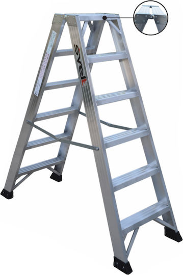 Profal Doppelter Kombinationsleiter Aluminium