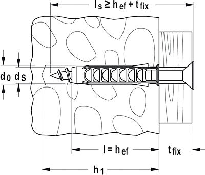 fischer Dubel SX 10x50 Oops Plastic 10x50mm