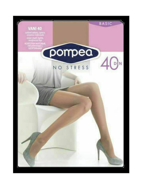 Pompea Vani Women's Pantyhose 40 Den Claro