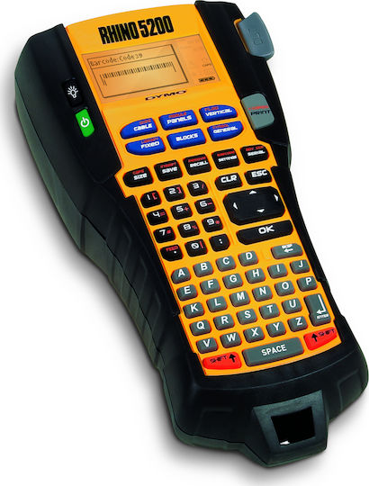 Dymo Rhino 5200 Ηλεκτρονικός Ετικετογράφος Κίτρινος