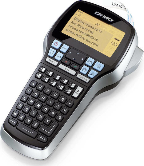 Dymo 420P ABC Ηλεκτρονικός Ετικετογράφος Χειρός σε Μαύρο Χρώμα