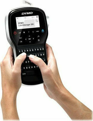 Dymo LabelManager 280 Ηλεκτρονικός Ετικετογράφος Χειρός σε Μαύρο Χρώμα