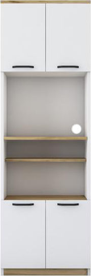 Rowan Кухненска Колона White / Oak 60x42x182бр