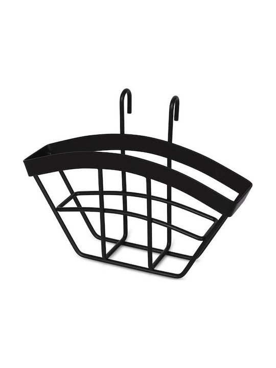 Edenberg Metallic Kitchen Organizer Rack in Black Colour 78cm 16 Pieces