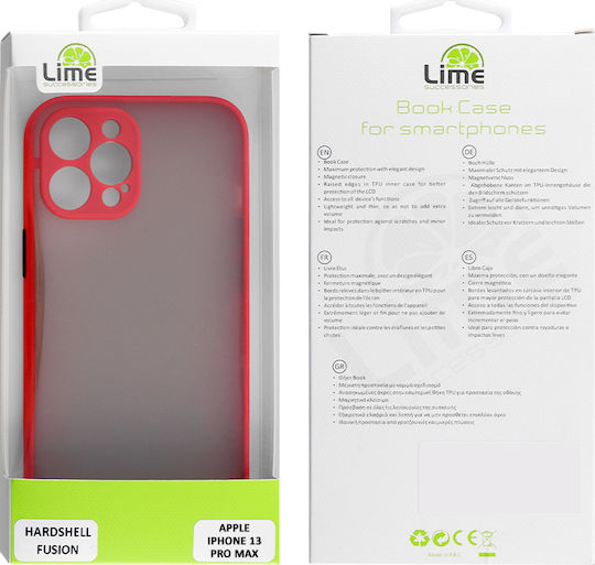 Lime Hardshell Camera Guard Back Cover Plastic Galaxy A14 / A14 5G (iPhone 13 Pro Max)
