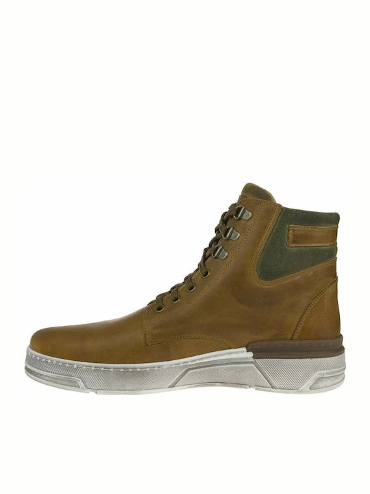 Leder Tabac Braun Stiefel