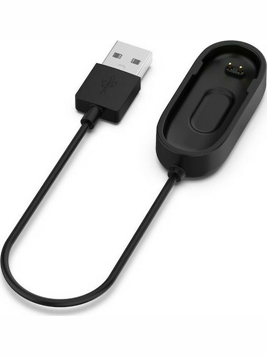 Charging Cable 1m Wearable Charger Mi Band 3/Mi Smart Band 4 Blackς