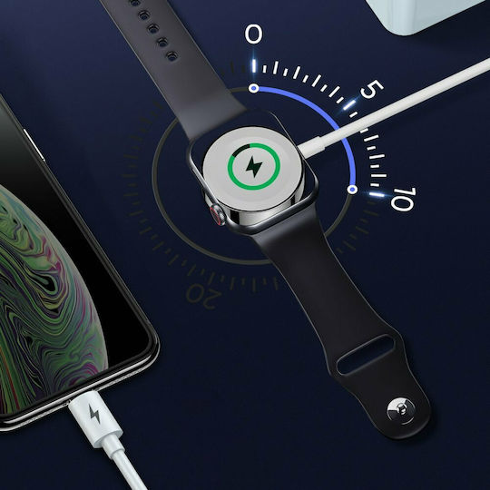 Joyroom S-IW002S Зарядно за Apple Watch Бялς