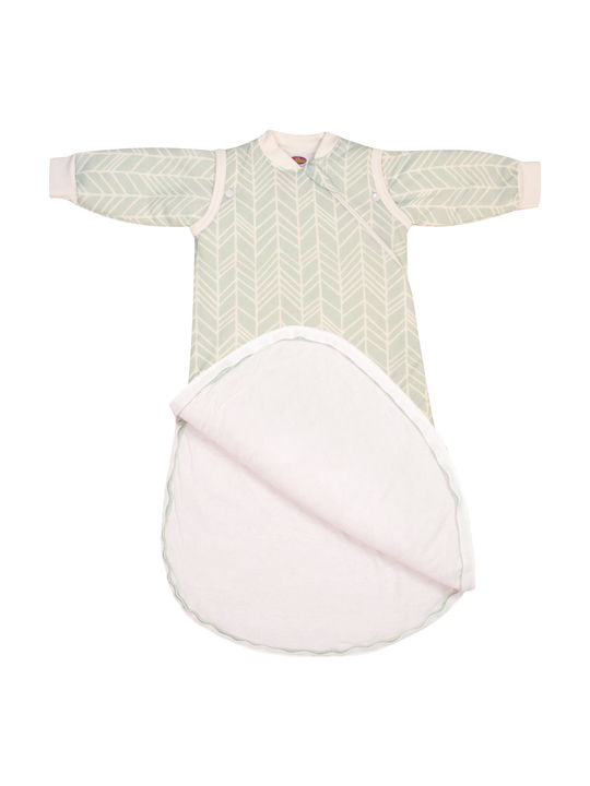 Tender Winter Baby Sleeper Marble 2.5 tog Μέντα with Detachable Sleeves